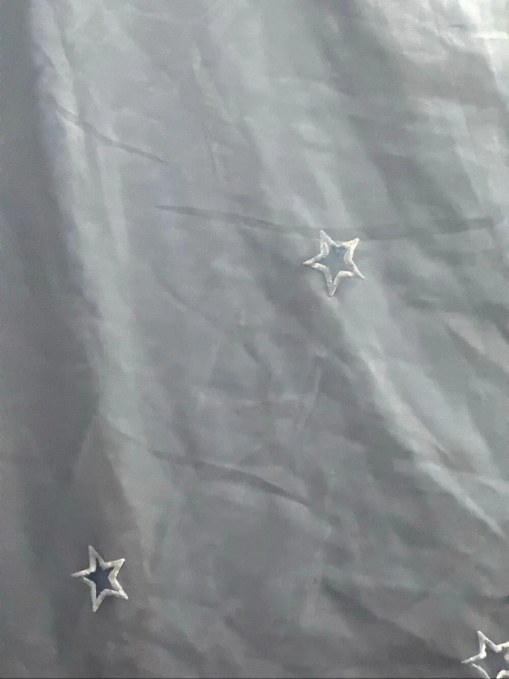 Y2K Seventeen twin Size Blue stars  Satin Bedding Bedspread comforter